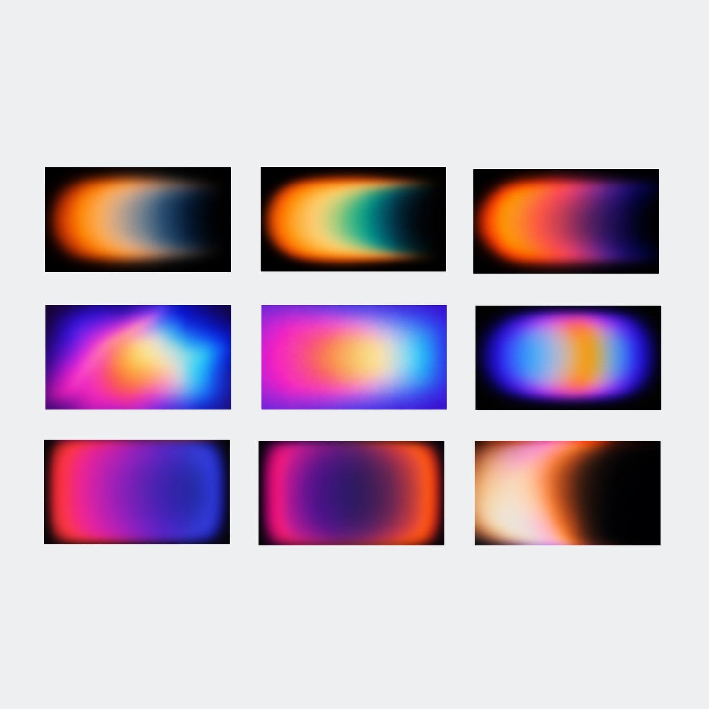 Aura Wallpaper Pack: 9 Gradient  Wallpapers for Phone & Desktop