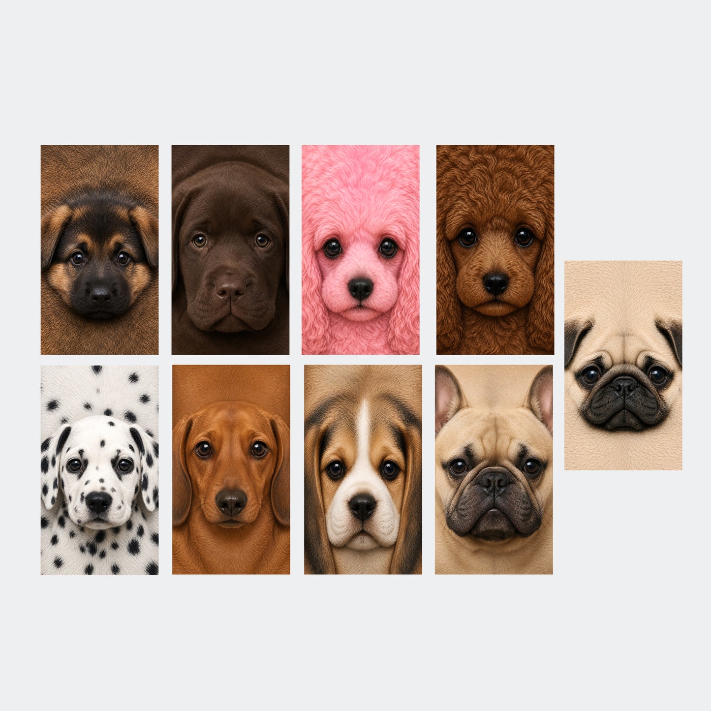 Doggos Wallpaper Pack: 9 Dog Breed Wallpapers for Phone & Desktop